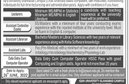 Iqra University Islamabad Campus jobs